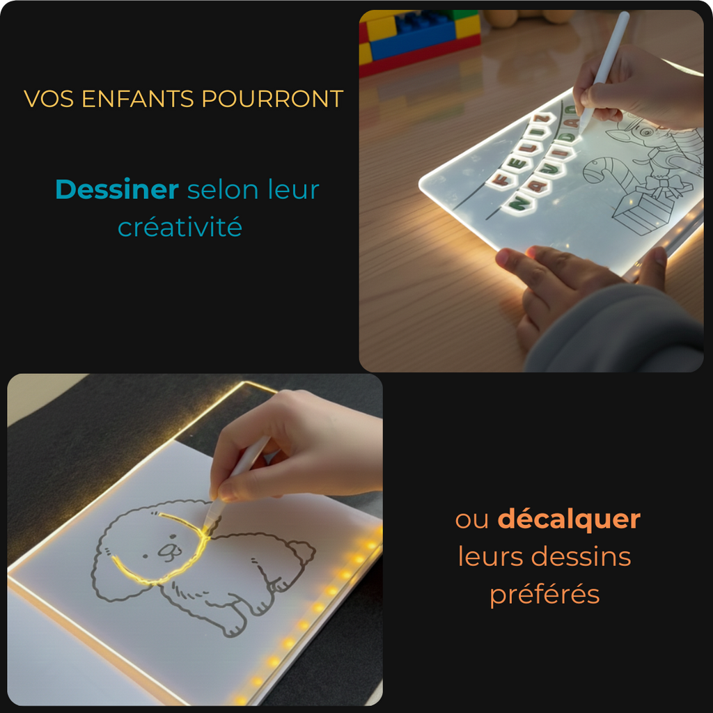Tablette lumineuse LED